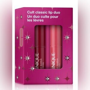 Clinique Lipstick Duo - Cult Classic Black Honey & Pink Honey New in Box